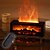 cheap Humidifiers &amp; Dehumidifiers-Flame Diffuser USB-Powered Simulated Flame Aroma Diffuser 7-Color Flame Oil Essential Aroma Diffuser with Remote