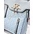 abordables Bolsos de mano y tote-Elegante bolso bandolera beige para mujer: diseño de monograma de lujo con colgante de corazón y asa superior