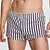 abordables Bóxer de hombre-Hombre 1 pc Boxer Boxers Cintura elástica 100% Algodón Transpirable Suave Cómodo Raya Tiro Medio Blanco Amarillo