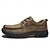 economico Slip-ons e mocassini da uomo-scarpe da trekking da uomo in similpelle in stile vintage con chiusura a lacci e suola robusta, comode e resistenti, perfette per le attività all&#039;aperto