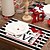 お買い得  Placemats＆Coasters＆Trivets-バレンタインデーのプレースマット4枚セット。ハートやバラの模様が特徴のロマンチックで装飾的なテーブルマット。丈夫で耐熱性があり、ダイニングテーブルの装飾に愛のタッチを加えるのに最適です。