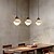 economico Luci a sospensione-lampada a sospensione in terrazzo wabi-sabi emisfero rotondo cemento legno massello lampada a sospensione a 1 luce 85-265v