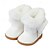 abordables Ensembles de Vêtements et Accessoires pour Poupées-4 paires de chaussures de poupée de Noël de 18 pouces, bottes de poupées, bottes de neige d&#039;hiver, accessoires (rose blanc marron bleu)