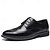 ieftine Formal-pantofi de rochie oxford brogue maro clasici pentru bărbați – încălțăminte formală cu șireturi din piele artificială pentru birou și evenimente