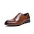 billige Formel-klassiske brune oxford-sko til mænd med brogue-detaljer - elegant formelt fodtøj til forretning og begivenheder