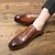 billige Formel-klassiske brune oxford-sko til mænd med brogue-detaljer - elegant formelt fodtøj til forretning og begivenheder