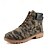 baratos Botas de trabalho-botas de trabalho amarelas clássicas masculinas – botas de cano curto duráveis com cadarço, colarinho acolchoado e sola resistente