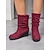 abordables Botas holgadas-Botines de ante marrón para mujer: cómodos tacones de cuña con diseño holgado, ideales para usar en otoño e invierno.