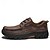 economico Slip-ons e mocassini da uomo-scarpe da trekking da uomo in similpelle in stile vintage con chiusura a lacci e suola robusta, comode e resistenti, perfette per le attività all&#039;aperto