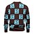 abordables Pull col rond-Homme Pull Pull en tricot A côtes Tricoter Normal Tricoté Plaid Col Ras du Cou Mode basique Noël Usage quotidien Vêtement Tenue Automne hiver Noir Rouge S M L