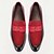 baratos Mocassins de couro premium-mocassins masculinos de couro bovino premium com detalhes em camurça vermelha e laço – sapatos sociais formais de luxo sem cadarço