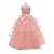 abordables Robes à Fleurs pour Filles-Robe de Demoiselle d&#039;Honneur Fille enfants Fille Robe de princesse Utilisation Mariage Soirée Elégant Magnifique Maille Couleur unie Sans Manches Col Ras du Cou Blanche Rose Claire 4 ans et +