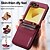 abordables Coques Samsung-téléphone Coque Pour Samsung Galaxy Z Flip 7 Z Flip 6 Z Flip 5 Z Flip 4 Z Flip 3 Coque Arrière avec Lanière Emplacement Carte Antichoc Rétro TPU faux cuir