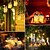 abordables Lumières de cordes solaires-1pc lanterne solaire guirlande lumineuse ornement de jardin lumières extérieures suspendues en verre bocal Mason lumières pour arbre table cour jardin patio pelouse décor