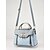 abordables Bolsos de mano y tote-Elegante bolso bandolera beige para mujer: diseño de monograma de lujo con colgante de corazón y asa superior