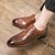 billige Formel-klassiske brune oxford-sko til mænd med brogue-detaljer - elegant formelt fodtøj til forretning og begivenheder