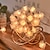 abordables Alimentación por batería-Luces de Cuerda de Rosa 10/20/40/80LED a Pilas para Decoración de Fiesta de Boda Aniversario Romántico