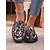 billiga Lätta damskor-chunky loafers med leopardmönstrat för kvinnor - slip-on skor i mocka med robust sula, perfekt för casual- och streetwear-stilar