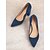 preiswerte Halbformell-Klassische High Heels aus Wildleder mit spitzer Spitze für Damen | Pumps mit Blockabsatz für die Arbeit und Partys
