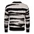 preiswerte Herrenpullover-Herren Pullover Strickpullover Gerippt Stricken Standard Strick Streifen Rundhalsausschnitt Modisch Basic Freizeitskleidung Verabredung Bekleidung Herbst Winter Schwarz M L XL