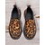 billiga Lätta damskor-chunky loafers med leopardmönstrat för kvinnor - slip-on skor i mocka med robust sula, perfekt för casual- och streetwear-stilar