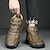 preiswerte Stiefeletten-lässige High-Top-Stiefel aus Kunstleder für Herren mit Nahtdetails, strapazierfähiger Sohle und Schnürdesign – perfekt für Outdoor-Abenteuer und Komfort im Alltag