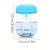 cheap Humidifiers &amp; Dehumidifiers-Sea Dragon Palace Jellyfish Shaped Ultrasonic Cool Mist Humidifier USB Powered with Cartridge Quiet White Noise Raindrop Effect Suitable for All Room Types