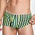economico Boxer da uomo-Per uomo 1 pc Boxer Vita elastica 50% cotone Traspirante Morbido Comodo A quadri Color Block A vita bassa Bianco Giallo