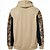 abordables Sudaderas de Caza-Hombre Bandera estadounidense de los Estados Unidos Peces Sudadera vaquero Casual Manga Larga Con Capucha Deporte Ropa de calle Marrón Claro Marrón Bolsillo Impresión 3D Otoño Invierno Diseñador