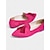 economico Ballerine da donna-mocassini con nappine rosa a punta da donna – eleganti ballerine slip-on per outfit casual e da ufficio