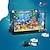 abordables Jouets de construction-Briques d'aquarium à construire ensembles de construction pour adultes et enfants incluant jouets de construction animaux méduse de l'océan tortue pour garçons de 8 à 12 ans cadeau de Noël