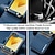 abordables Coques Samsung-téléphone Coque Pour Samsung Galaxy Z Flip 7 Z Flip 6 Z Flip 5 Z Flip 4 Z Flip 3 Coque Arrière avec Lanière Emplacement Carte Antichoc Rétro TPU faux cuir