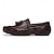 cheap Loafers-Men's Burgundy Crocodile Pattern Loafers with Tassel Detail and Non-Slip Sole - Luxury Slip-On Shoes for Casual and Formal Wear