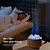 cheap Humidifiers &amp; Dehumidifiers-1pc Simulated Volcano Iceberg Style Aromatherapy Diffuser With Remote Control 7 Color Lights Timed Air Freshener Fragrance Diffuser