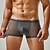 preiswerte Boxershorts für Herren-Herren 1 pc Unterwäsche Boxer Boxer-Shorts Patchwork Chinlon Atmungsaktiv Weich Komfortabel Farbblock Mittlere Hüfthöhe Schwarz Weiß