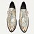 billiga Premium läder Loafers-herrskor i guldmetalliskt läder med ormskinnsmönster, fyrkantig tå och spänndetalj - perfekt för bröllop, fester och andra speciella evenemang