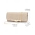 billige Hånd- og aftentasker-elegant guldglitter aftenclutch - festhåndtaske til kvinder med kæderem og dekorativ metalaccent til bryllupper og formelle begivenheder