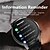 preiswerte Smartwatch-EX100 Smartwatch 1.95 Zoll Smartwatch Fitnessuhr Bluetooth Schrittzähler Anruferinnerung Fitness Tracker Kompatibel mit Android iOS Damen Herren Langer Standby Freisprechanlage Wasserdicht IP 67 55mm