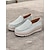 billiga Lätta damskor-slip-on loafers i mocka för kvinnor med plattformssula – bekväma vardagsskor med halkfritt grepp