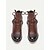 ieftine Cizme Cowboy &amp; Western-botine de damă maro western cu dantelă și toc stivuit - stil rustic vintage pentru ținute casual și festivaluri
