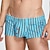 economico Boxer da uomo-Per uomo 1 pc Boxer Vita elastica 50% cotone Traspirante Morbido Comodo A quadri Color Block A vita bassa Bianco Giallo