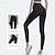 billige Yoga Leggings &amp; strømpebukser-Dame Yoga Bukser Jeggings Yoga leggings Balleløft Mavekontrol Høj Talje Pilates Gym Træning Træning Strømpebukser Helfarve Mørkegrå Sort Blå Efterår Vinter Sport Sportstøj Elastisk Tynd