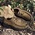 economico Slip-ons e mocassini da uomo-scarpe da trekking da uomo in similpelle in stile vintage con chiusura a lacci e suola robusta, comode e resistenti, perfette per le attività all&#039;aperto