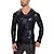 economico Lucide-Tute Zentai Tuta di pelle Felpa Costume di Carnevale Per uomo Metallico Lucido A V Costume per Performance Club Pole Dance Halloween Carnevale Adulti
