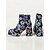 cheap Ankle Boots-Women&#039;s Sequin Floral Ankle Boots – Glittering Platform Block Heels for Parties and Events
