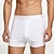 cheap Men's Boxers Underwear-Men's 1 PCS Boxers Underwear Boxer Shorts Elastic Waist 50% Cotton Breathable Soft Comfortable Solid Color Mid Rise Black White