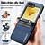 abordables Coques Samsung-téléphone Coque Pour Samsung Galaxy Z Flip 7 Z Flip 6 Z Flip 5 Z Flip 4 Z Flip 3 Coque Arrière avec Lanière Emplacement Carte Antichoc Rétro TPU faux cuir