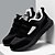 cheap Men&#039;s Sneakers-Men&#039;s Black Warm and Cozy Winter Sneakers with Fleece Lining - Ideal for Outdoor Activities