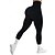 preiswerte Yoga Leggings &amp; Strumpfhosen-Damen Yogahose Yoga-Leggings 3 Packungen Hohe Taille Yoga Fitnesstraining Pilates Strumpfhosen Schwarz + Dunkelgrau + Rosa Schwarz + Dunkelgrau + Champagner dunkelgrau+blau+schwarz Spandex Herbst