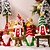 voordelige Kerstcadeauverlichting-Verlichte Kerst Gnome Ornamenten 6,3 inch Gnome Kerstboomdecoraties met Licht Pluche Gnomes Kerst Elf Poppen Hangende Ornamenten voor Huis Mantel Plank Tafelblad